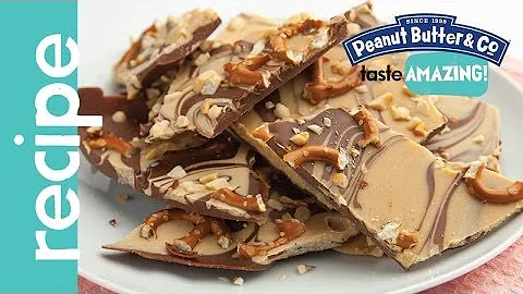 Milk Chocolate Pretzel Peanut Butter Bark recipe