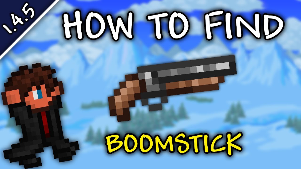 How To QUICKLY Find Boomstick In Terraria 1.4.5.4 | Boomstick Seed 1.4.5.4