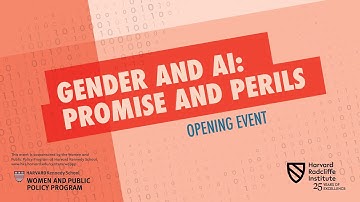 Gender and AI: Promise and Perils Opening Event