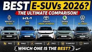 Volkswagen ID.Cross vs Kia EV2 vs Škoda Epiq vs Renault 4 | Best Family EV?