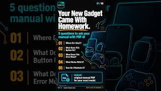 How to Use Any Gadget Manual with AI | 5 Questions to Ask First