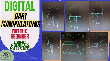 CAD PATTERN  DART MANUPULATION TECHNIQUES FOR THE BEGINNER WITH AUDACES PATTERNS CAD