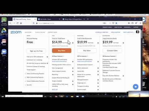 11 Zoom pricing and web portal