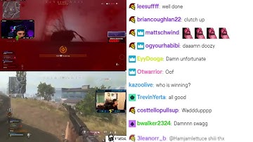 Formal snipes helicopter pilot killing Nickmercs with wreckage [Multi-POV + Chat]