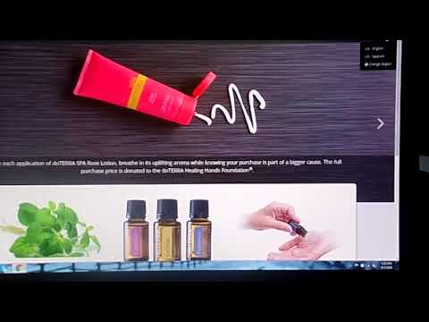 How to Log in to your Doterra Account