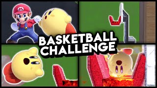 The Smash Bros. Basketball Challenge | Who can score using only their Forward Throw?