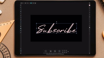 Create Neon Text in Affinity Designer on an iPad