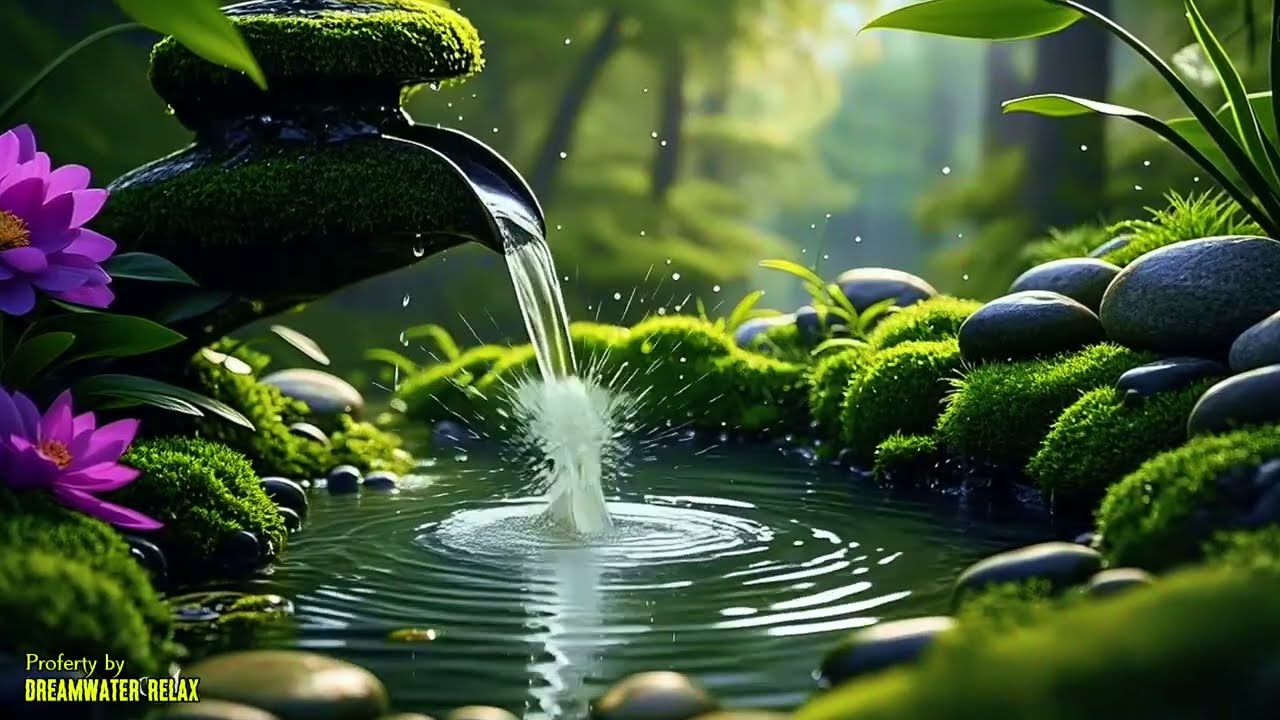 Relaxing Music to Relieve Stress, Anxiety, and Depression | Healing Piano | Water Sounds