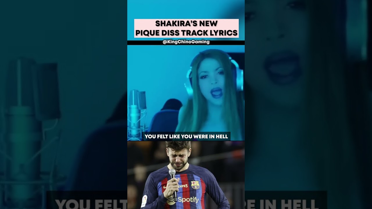 SHAKIRA NEW PIQUE DISS TRACK MENTIONS RONALDO 