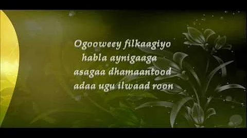 Abdifatah Yare & Osman Qays - Aragsan - 2011 (With Lyrics)
