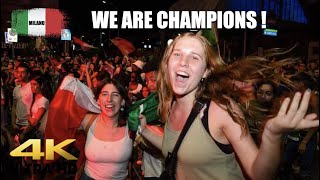 Football Champions League 2021 Italian Crowd Celebrations - Walking Tour