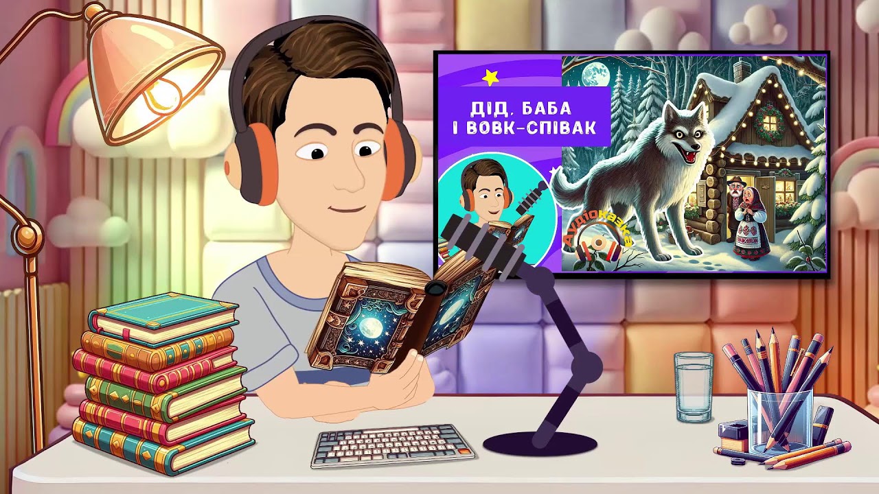 Казки Українською | Пряма трансляція казок без перерв 🌙📚