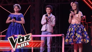 Berly, Santiago and María Camila sing ‘Se me olvidó otra vez’ - Battles | The Voice Kids Colombia