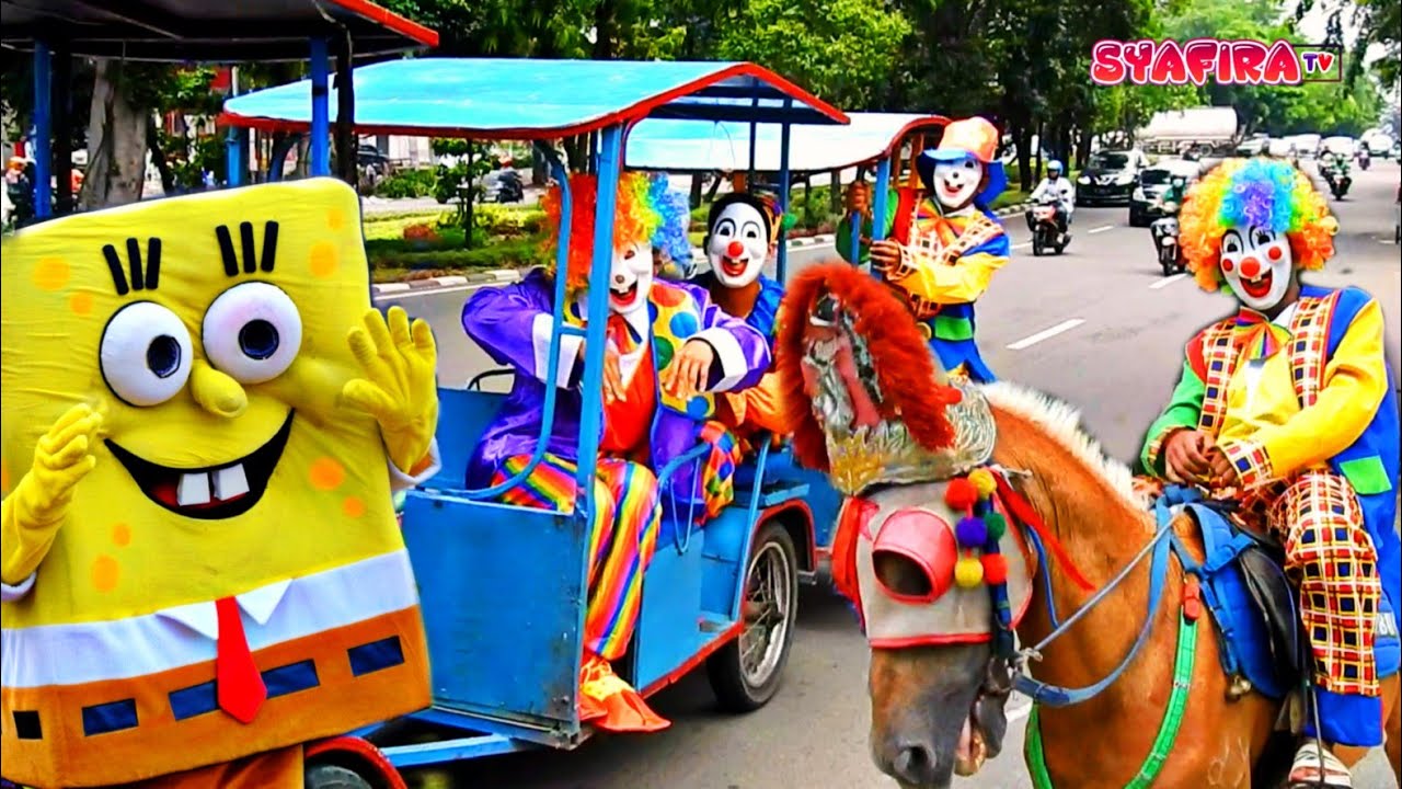 WAWW..!! Naik Kuda Delman LAGU ODONG-ODONG - Horse | Syafira TV