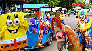 WAWW..!! Naik Kuda Delman LAGU ODONG-ODONG - Horse | Syafira TV