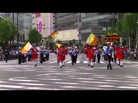 青稜中学校・高等学校（第八回銀座柳まつり　銀座ゴールデンパレード）