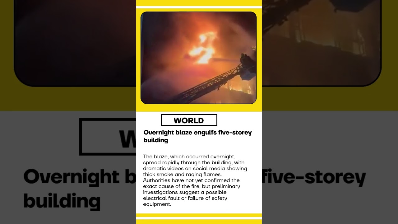 Iraq Mall Fire Horror: 50+ Dead, 11 Missing | Massive Blaze Caught on Camera