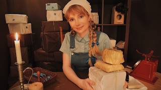 A Cozy Village Post Office 📬 ASMR Soft Spoken / Wrapping Packages and Envelopes screenshot 1