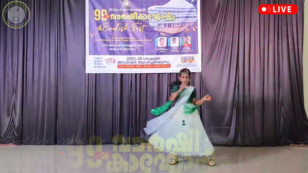 99th Annual Day celebration @gups Painkannur Cinematic Dance performance from Kiswa