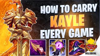 WILD RIFT | How To Carry EVERY GAME On Kayle Jungle | Challenger Kayle Gameplay | Guide \& Build