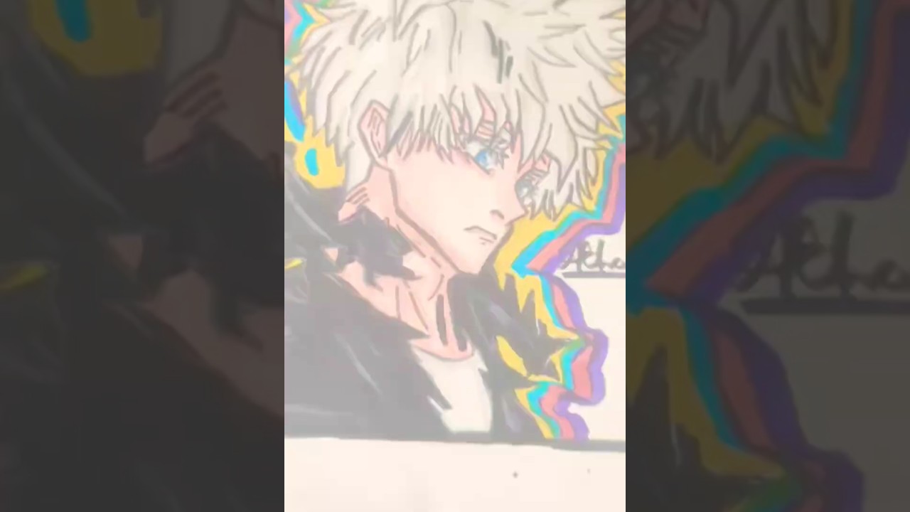 How to draw Gojo Satoru #art #gojo #viralart #dontflop #jjk #foryou # ...