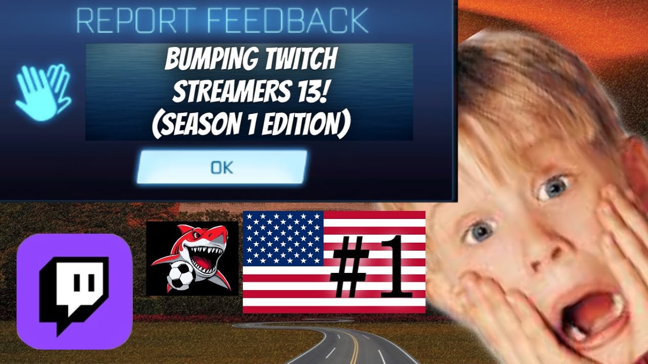 Bumping Twitch Streamers on Rocket League 13! (Season 1 edition)