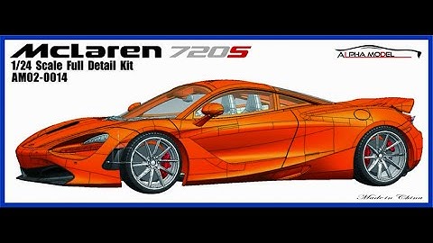 [1/10],1/24 Mclaren 720S Full Build Step (Alpha Model)