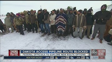 Dakota access pipeline route blocked