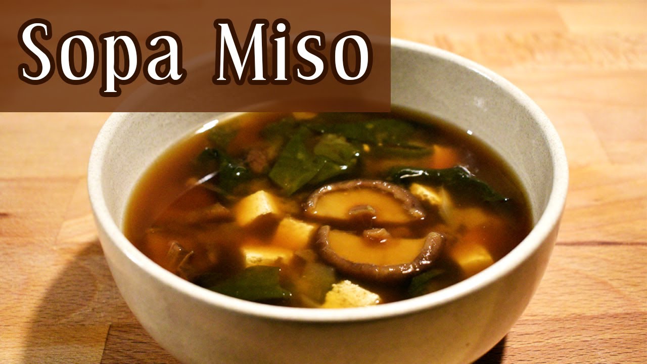 SOPA MISO - com Cogumelos Shiitake