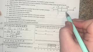 Week 4 - Box and Whisker Plots
