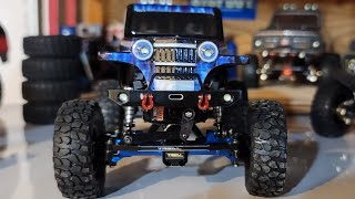 scx24 wheel extenders comparison with and without.