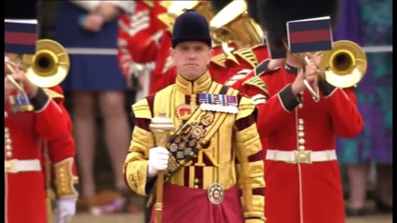 Trooping the Colour 2012: Senior Drum Major Matthew Betts Voice Cracks