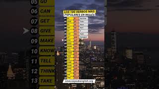 🚀The 100 Most Popular Verbs in English 🔥 [Part 1] How many do you know?