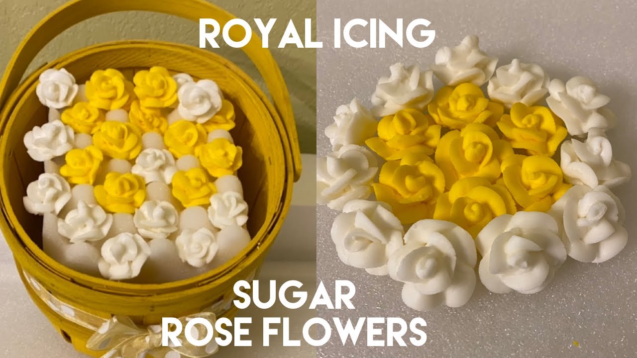 Royal Icing Rose Flowers Unwired & Delicious Sugar Flowers For Cake