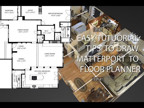 Tutorial | Floor Planner | Matterport | 2D Floor Plan | 3D Floor Planner