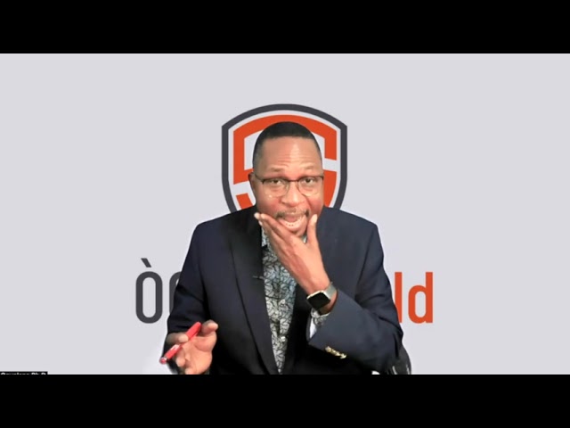 Dr. Oludare Ogunlana speaking on AI