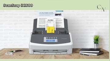 ScanSnap iX1600 Wireless or USB High-Speed Cloud Enabled Document, Photo & Receipt Scanner