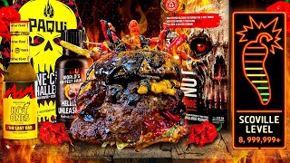 π₯ THE WORLD'S SPICIEST BURGER EVER ! SCORCHING HEAT LEVEL 999999