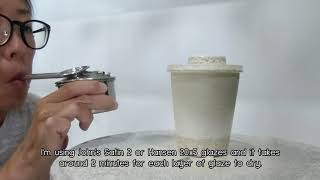 ToQi Ceramics | Ceramics Glazing with a $12 Atomizer Glazing Spray Pot