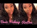 Basic Makeup Routine |Dark skin| Woc