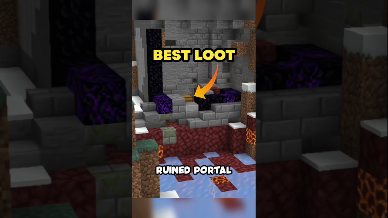 Ruined Portal gives good loot from villages