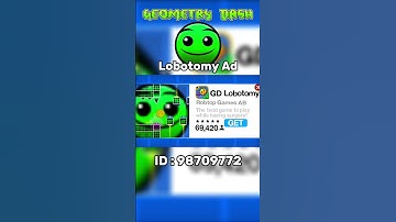 Lobotomy Ad in Geometry Dash #gd #robtop #geometrydash #lobotomy #shorts