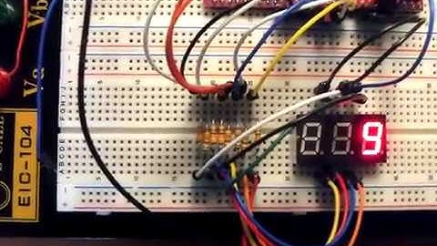 [AVR] FND(7-Segment)에 0~9 순서대로 카운팅하기