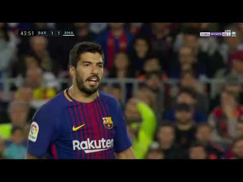 ميسي ينتقم ل سواريز من راموس