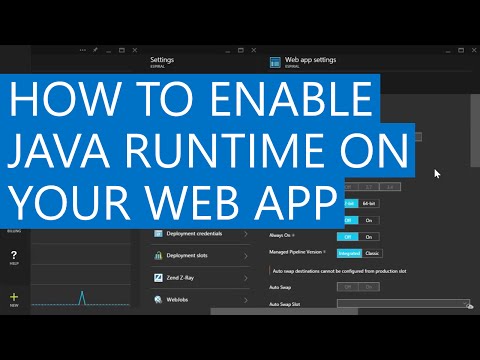 How to enable Java Runtime on your Web App | Azure App Service