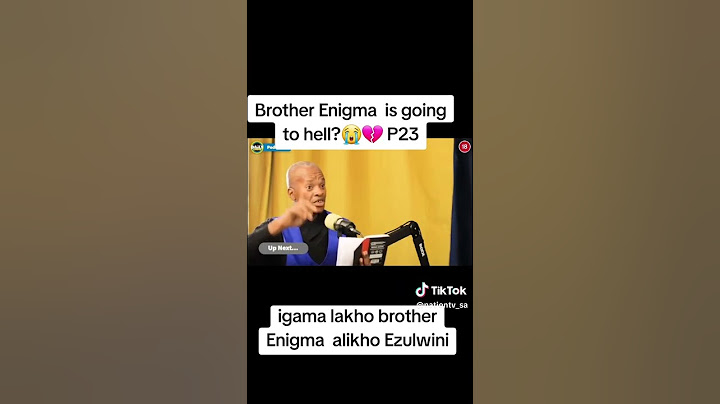 BROTHER ENIGMA IS GOING TO HELL????