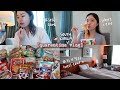 [자가격리 vlog] a productive day in quarantine🏠 | hotel tour, snack unboxing, self-care routine 🧚🏻‍♀️