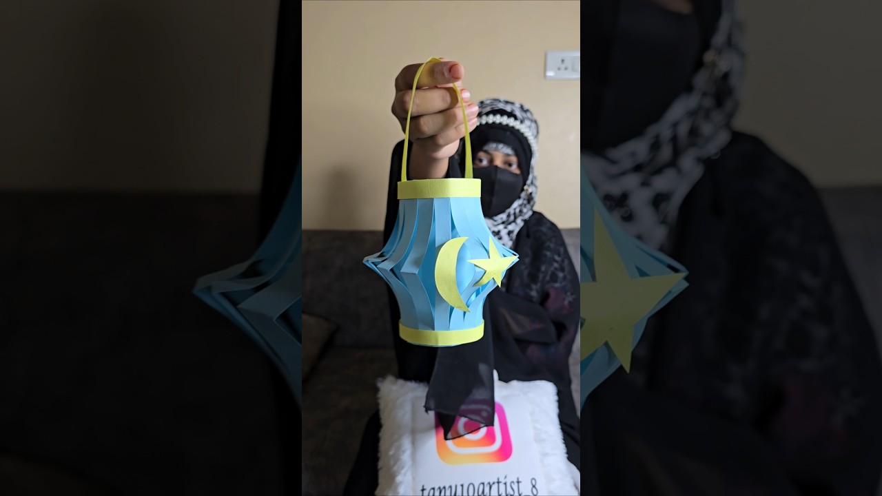 Ramadan Lantern Making With Paper | Ramadan Decoration ideas #