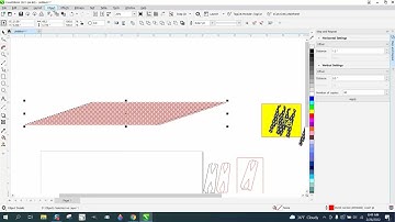 Corel Draw Tips & Tricks 3D Diamond Pattern on a Pistol Grip Part 4 Step & Repeat
