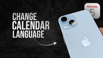 How to Change the Calendar Language on iPhone (tutorial)